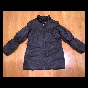NWOT Children’s Place Black Puffer Coat Girls L